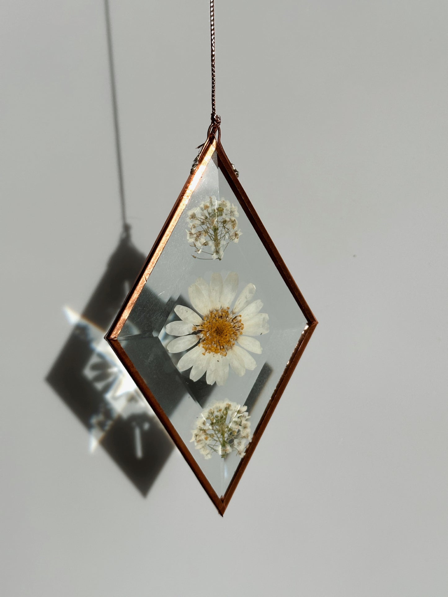 Pressed Flower Sun-catcher - Diamond