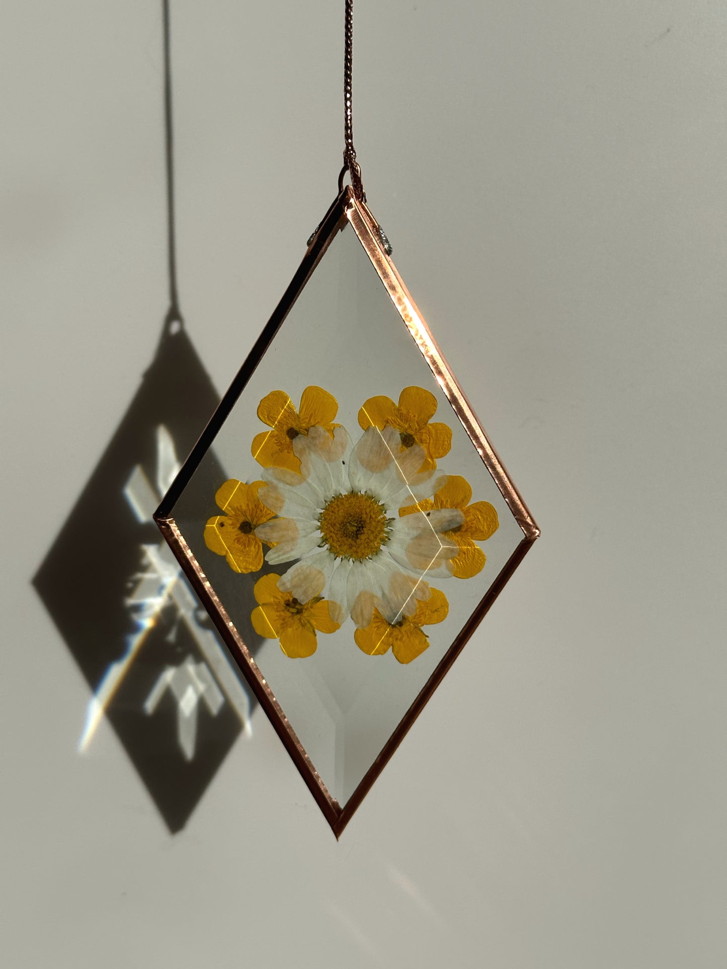 Pressed Flower Sun-catcher - Diamond