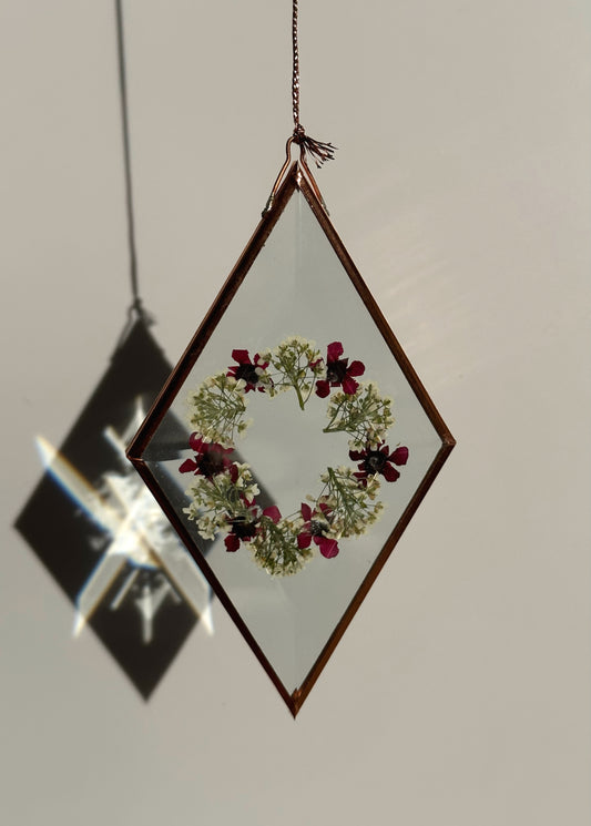 Pressed Flower Sun-catcher - Diamond